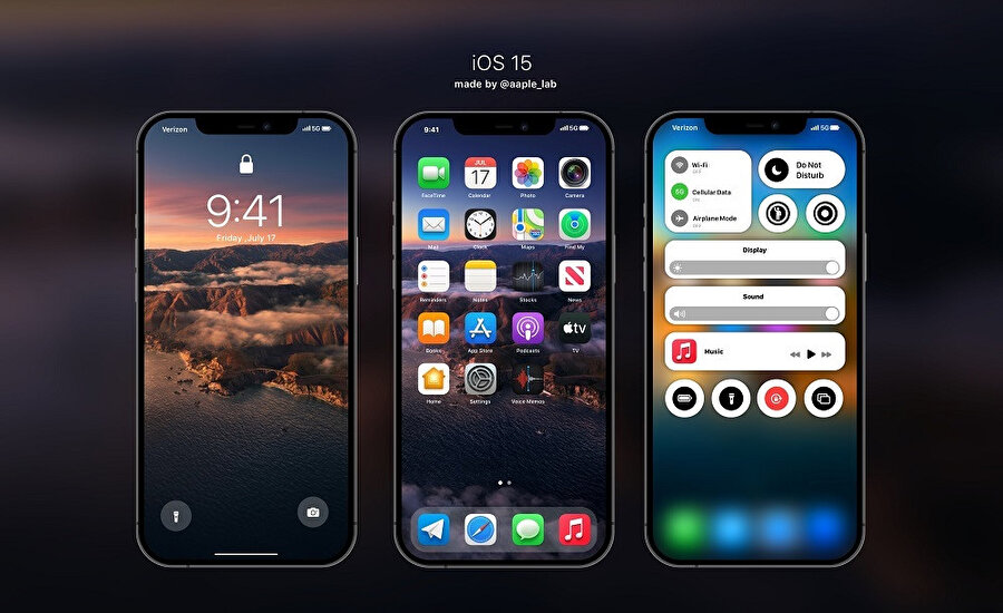 iOS 15 konsepti