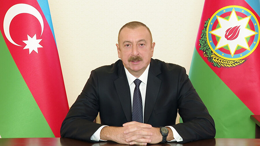 Azerbaycan Cumhurbaşkanı İlham Aliyev ulusa sesleniş konuşması yaptı