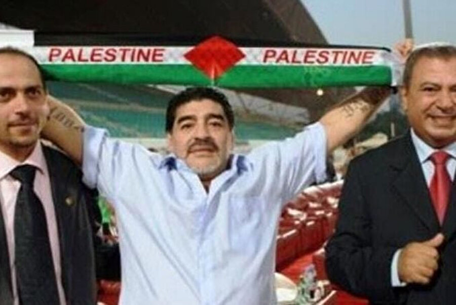 Filistin basınında da Maradona'nın, İsrail işgaline karşı Filistin'i desteklediği adaletli tutumuna dikkat çekildi.