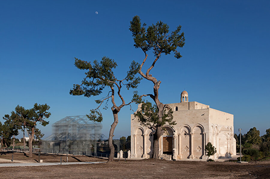 Basilica Di Siponto (Siponto Bazilikası), Kalıcı Enstalasyon, Siponto Arkeoloji Parkı, Manfredonia, İtalya, 2016.