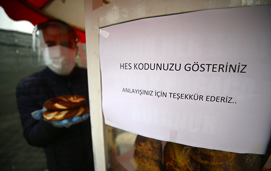 Düzceli simitçi HES kodu olmayana simit satmıyor