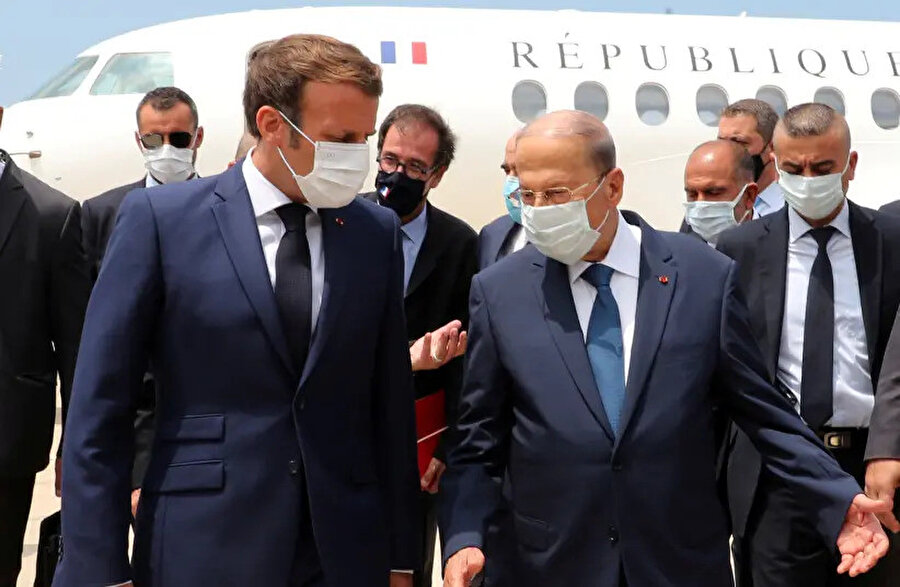 Lübnan'a bu yıl iki ziyaret düzenleyen Macron, burada Lübnan siyasetine yön vermeye çalıştı.