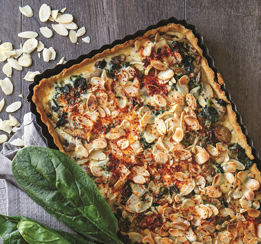  
Mantarlı Ispanaklı Kiş