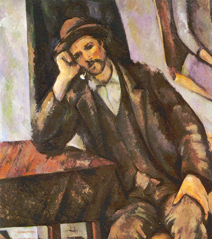 Paul Cezanne, Man Smoking a Pipe