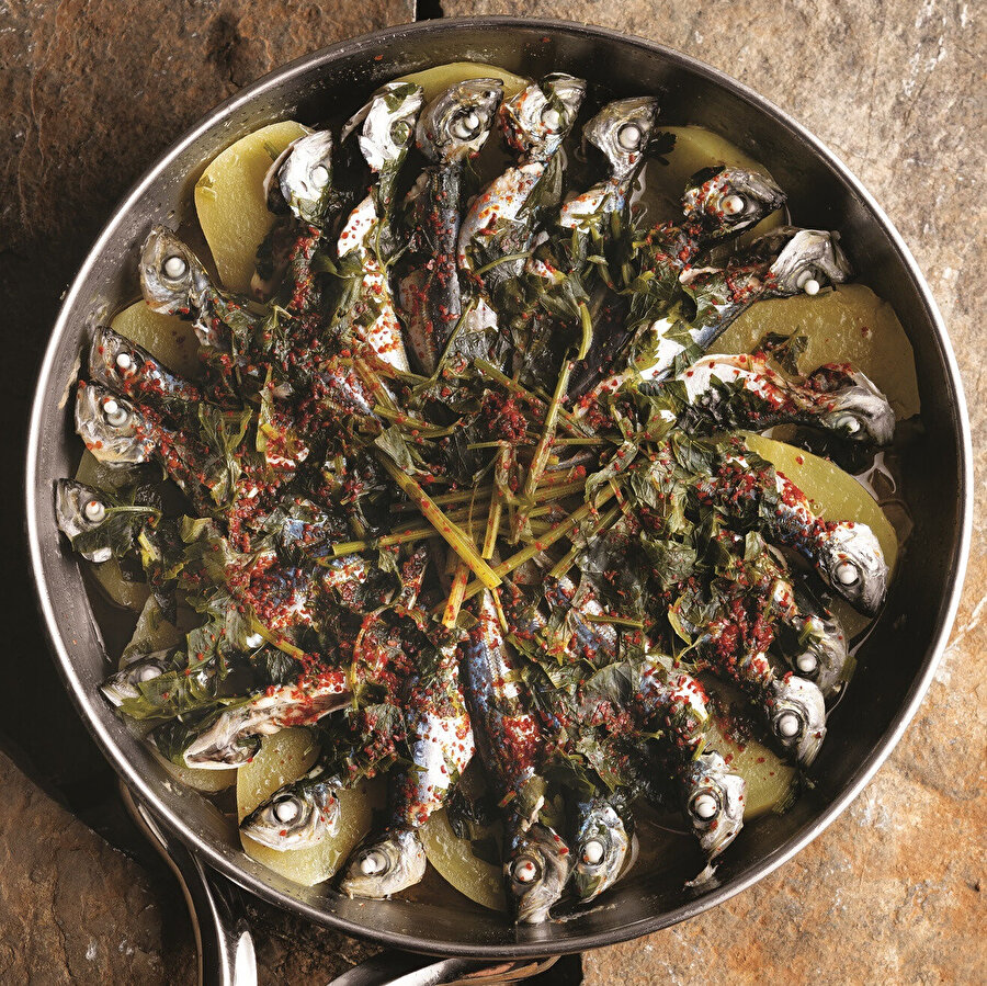 Patatesli İstavrit Buğulama