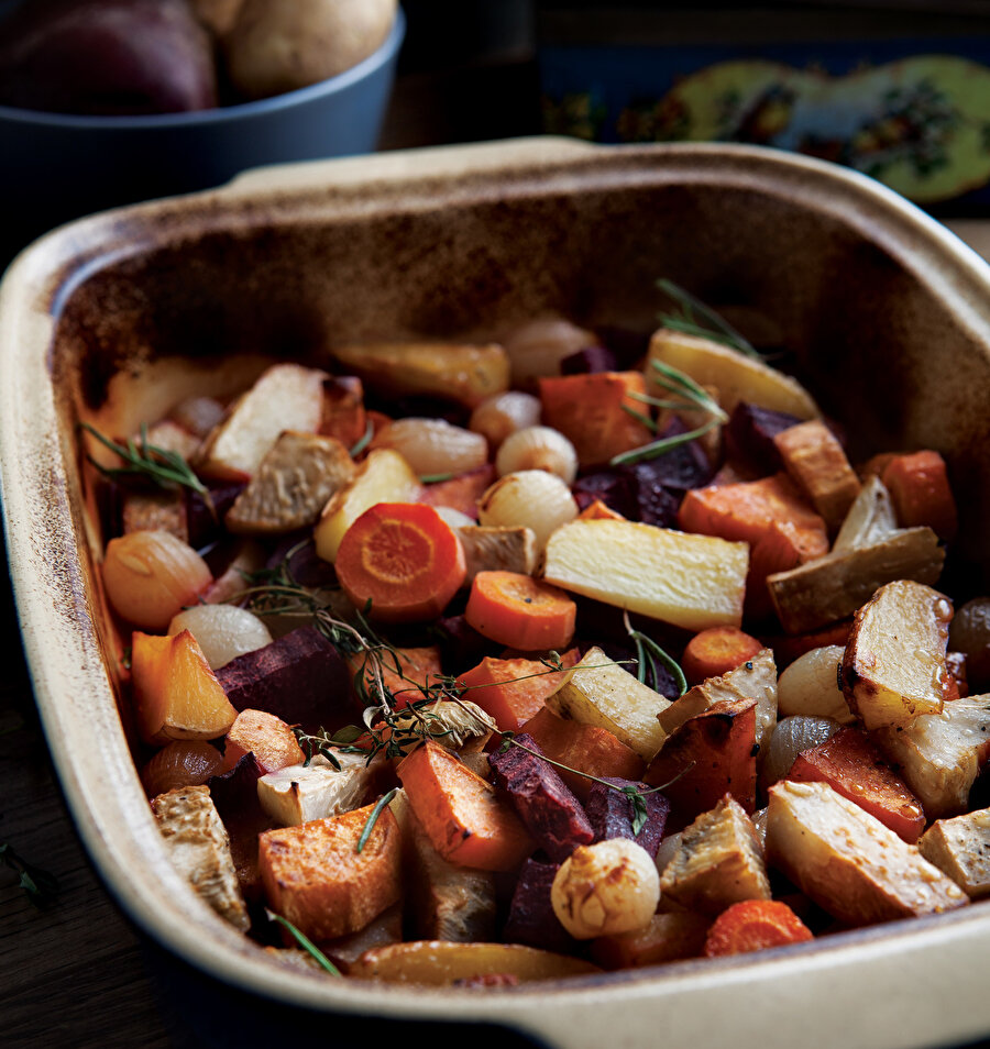 Fırında Balzamikli Sebzeler