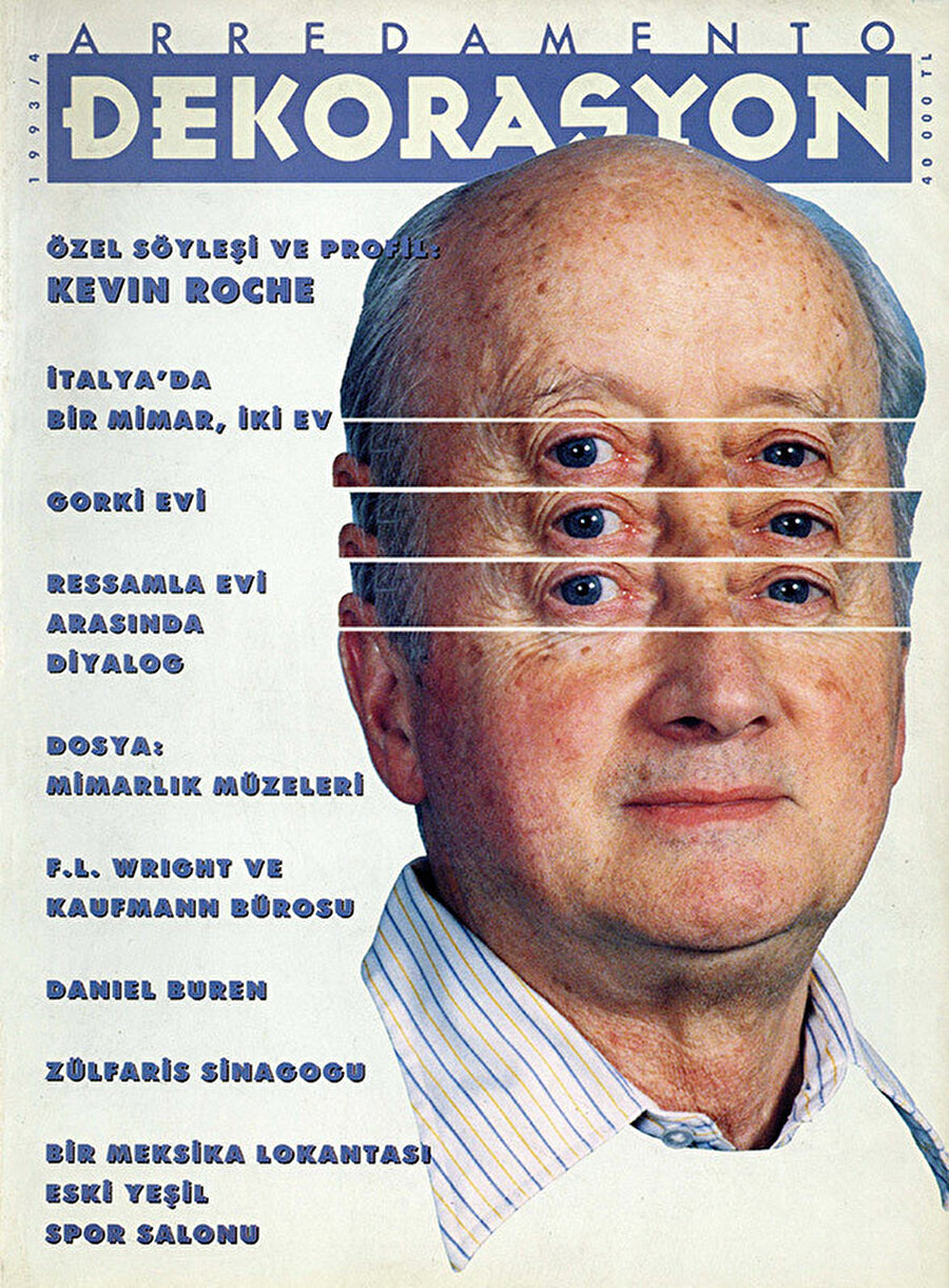 Nisan 1993, Arredamento Dekorasyon kapak tasarımı. 
