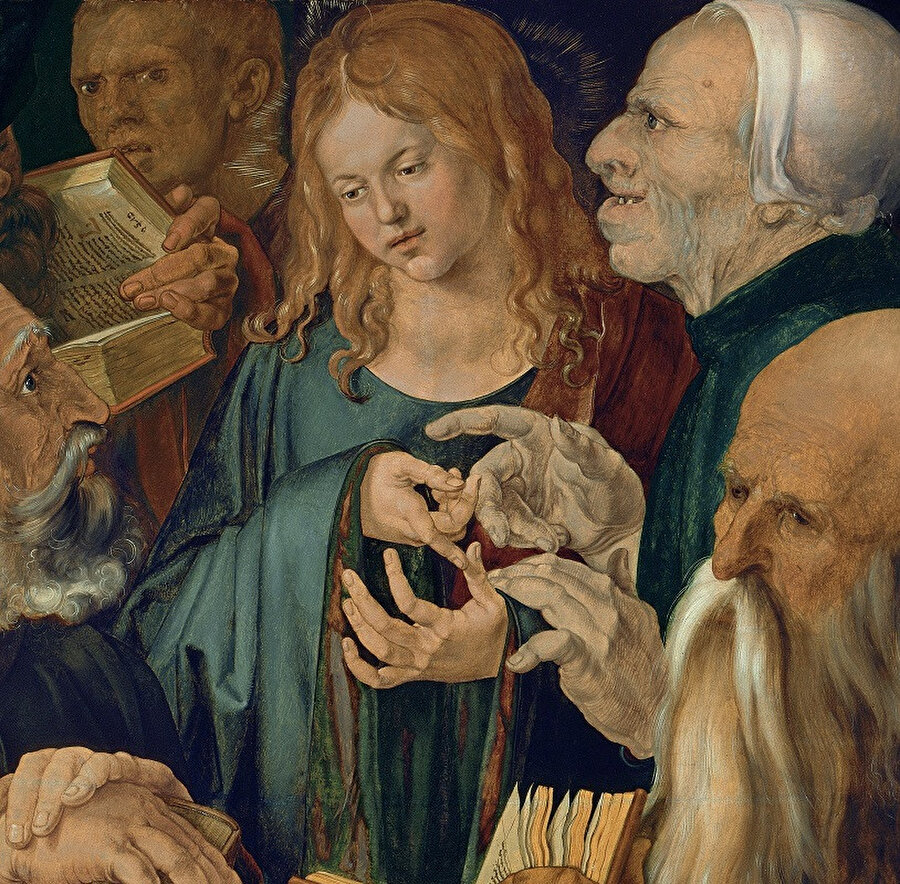 İsa Âlimlerin Arasında (Christ among the Doctors), 1506 Museo Thyssen-Bornemisza, Madrid