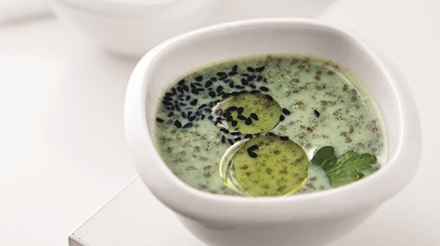 Kerevizli Ispanaklı Taze Çorba