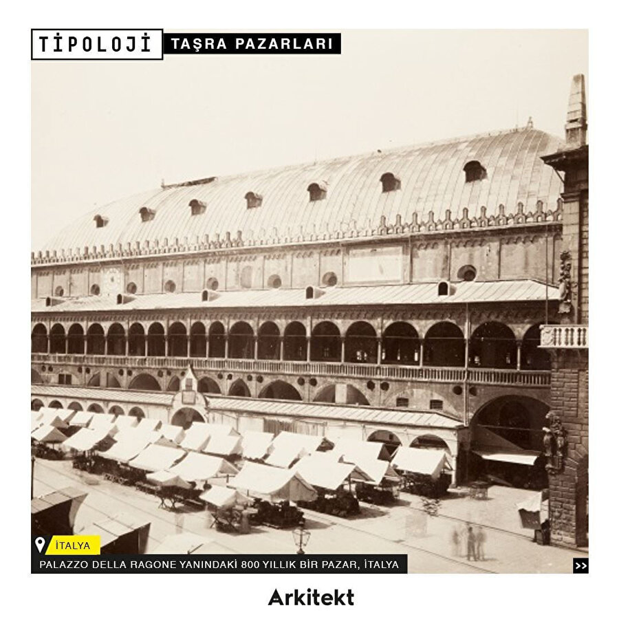 Çarşı/pazar tipolojilerinin biçimsel farklılıkları