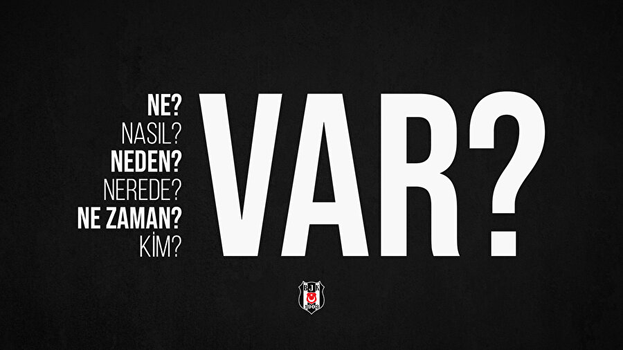 Beşiktaş'tan VAR kararları açıklaması