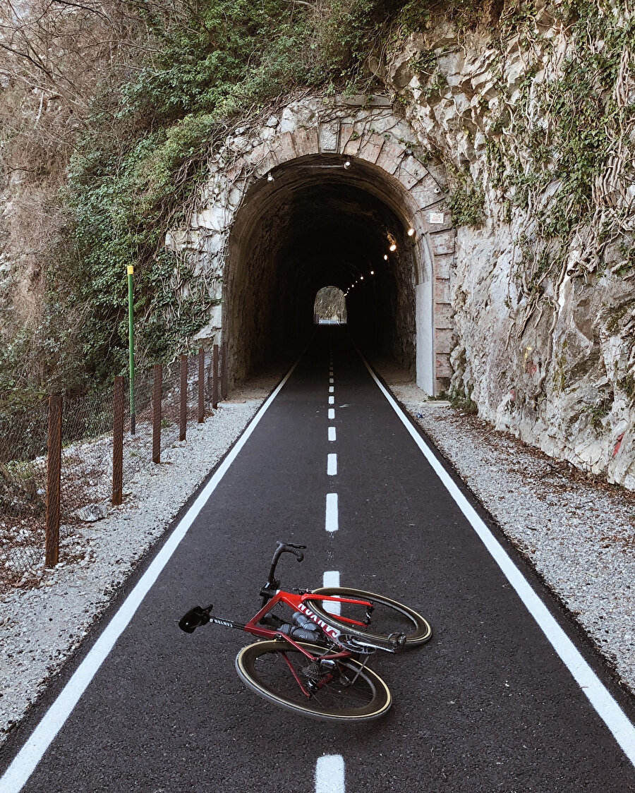 İtalya’da artık kullanılmayan tren yolunun yeni hali 🚲