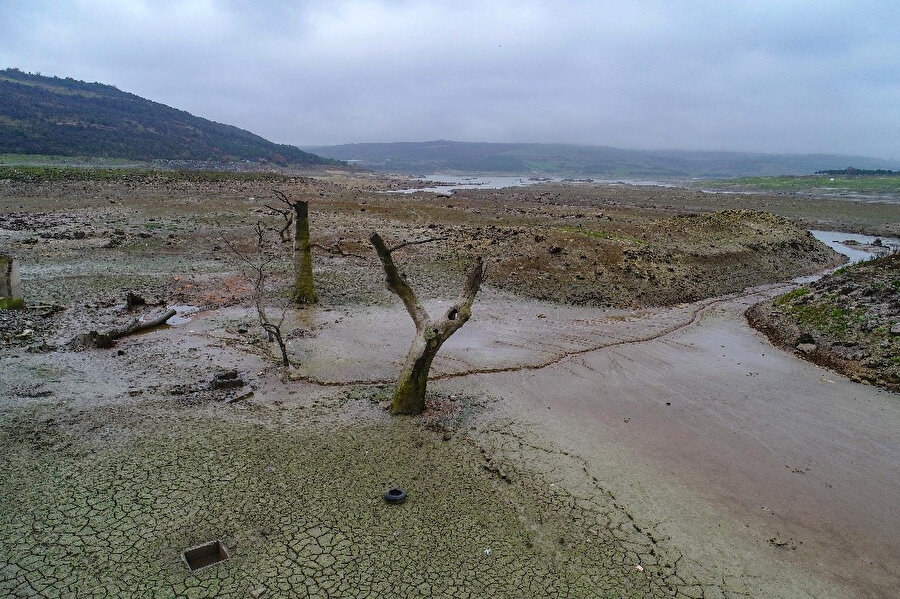 Haritada mavi görünüyor ama çöle döndü