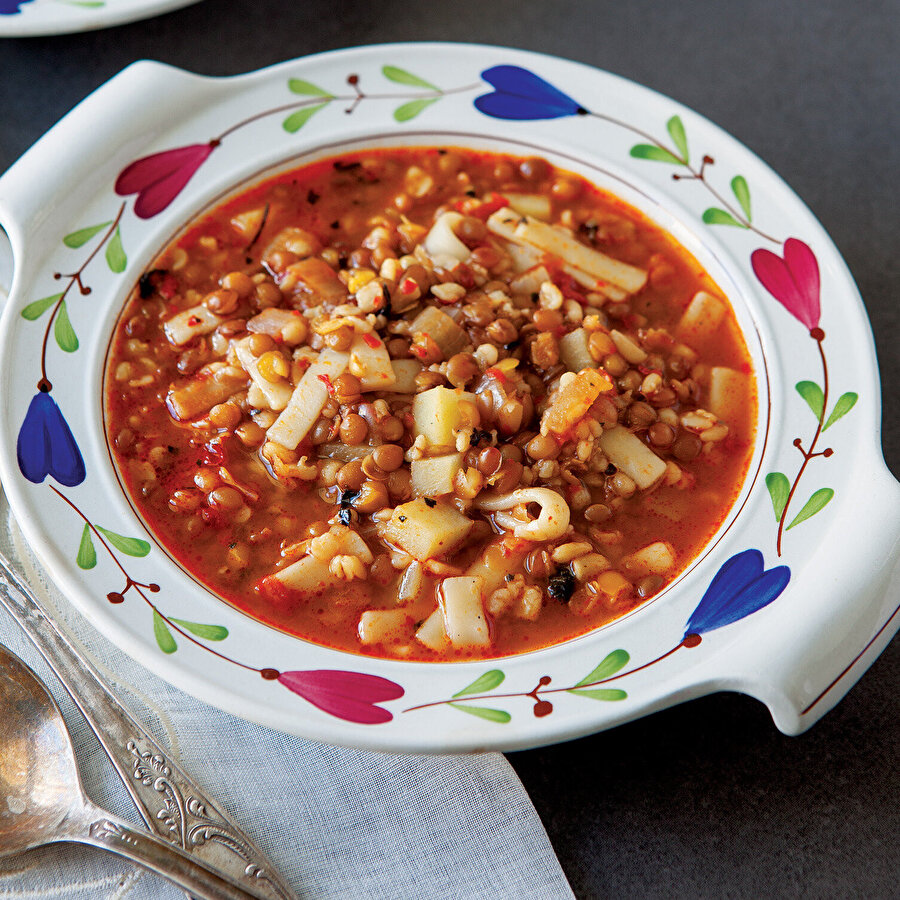 Mercimekli Reyhanlı Çorba tarifi