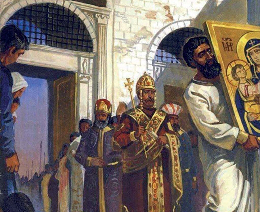 Yedikule Altın Kapı'dan İmparatorun Törensel Girişi