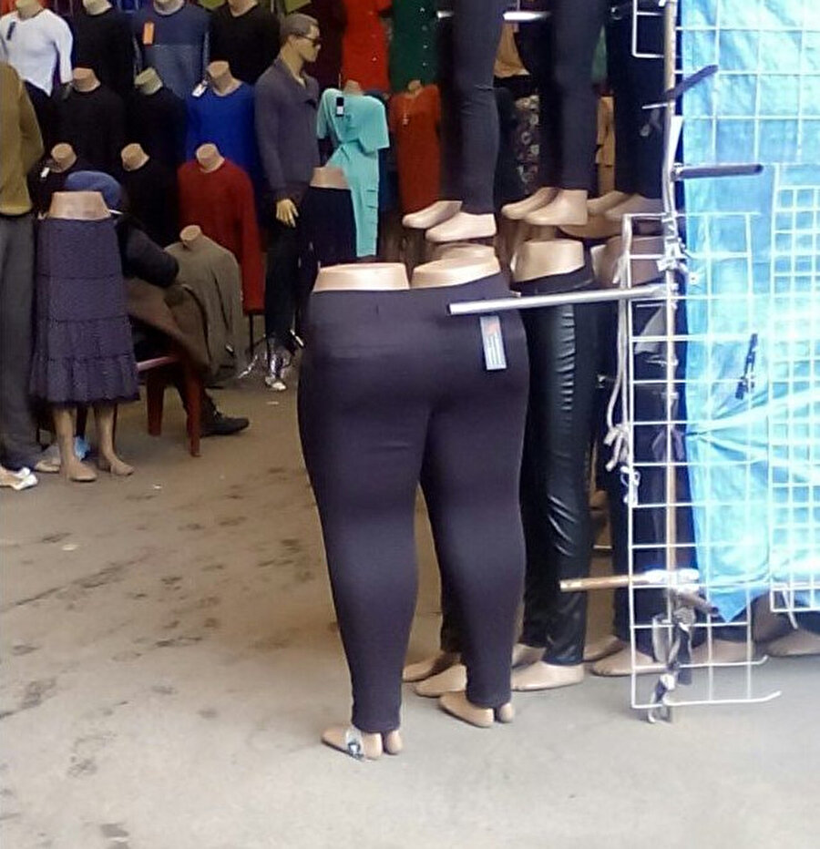 Çok kırıcı bir cansız manken seçimi