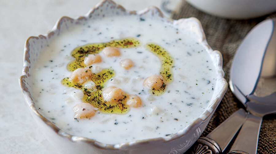 Naneli Soğuk Ayran Çorbası tarifi