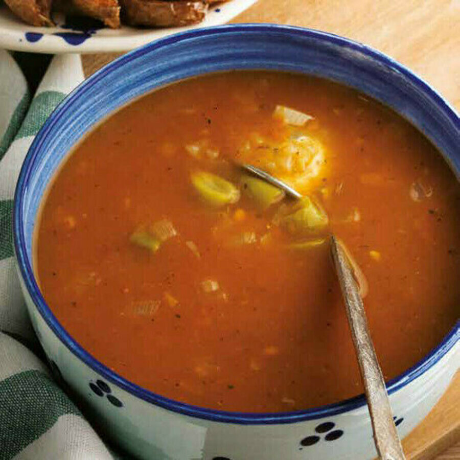 Taze Fasulyeli Tarhana Çorbası tarifi