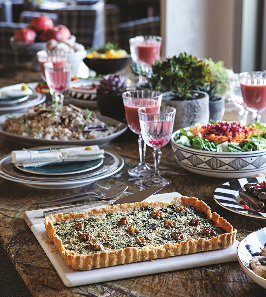 Ispanak ve Cevizli Kiş