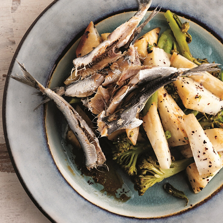 Sebzeli Sardalya Buğulama