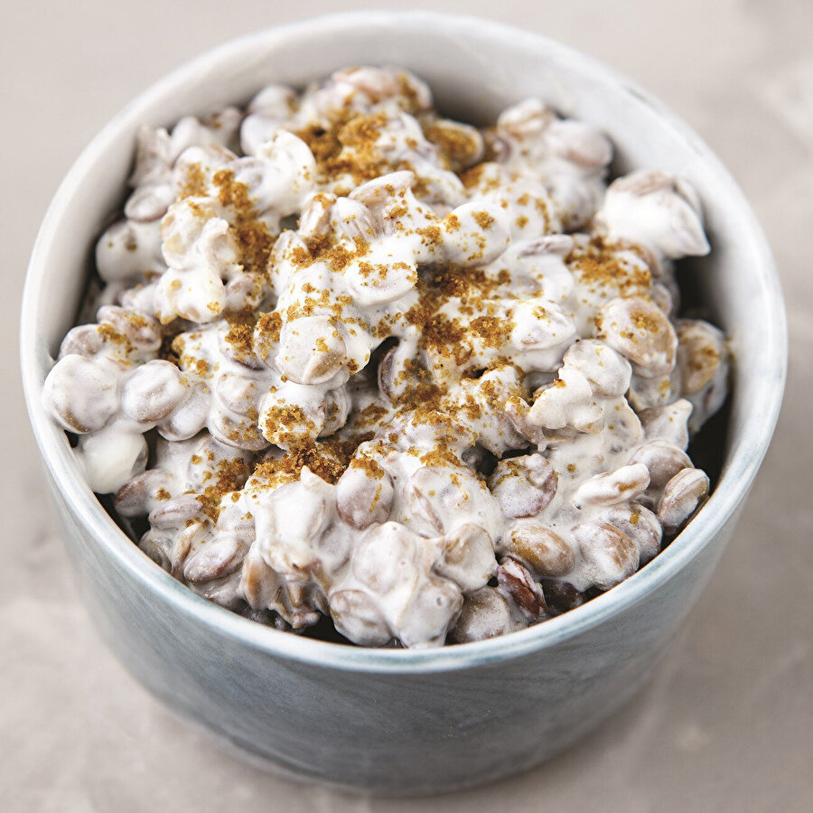 Yoğurtlu Yeşil Mercimek