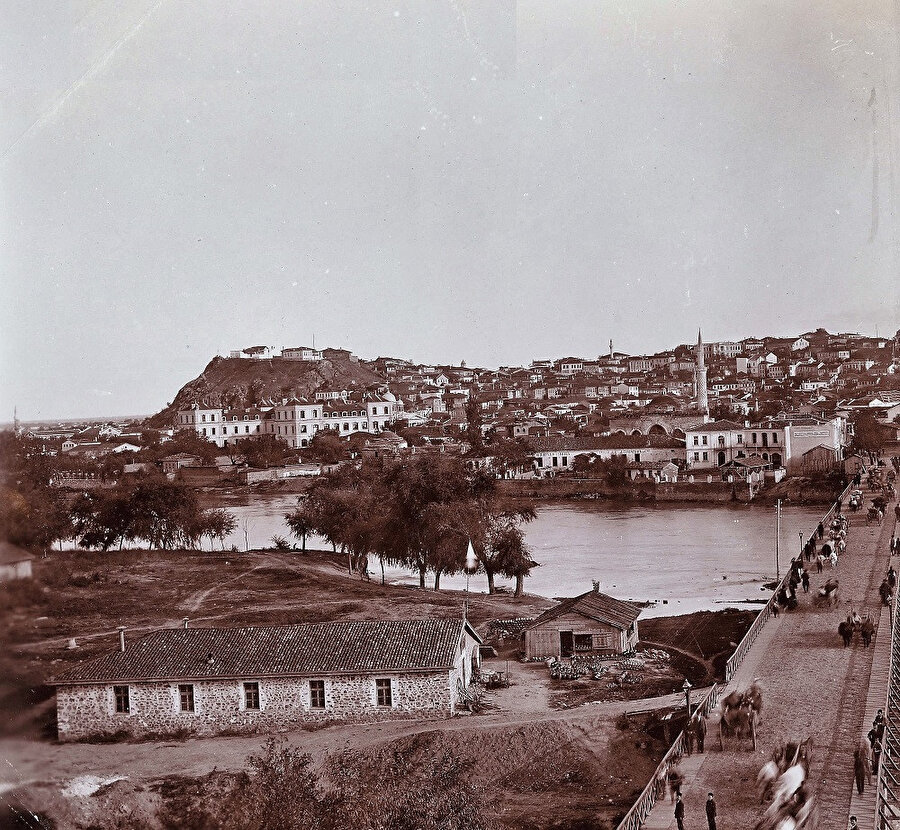 Filibe'nin 1890 tarihli bir fotoğrafı.