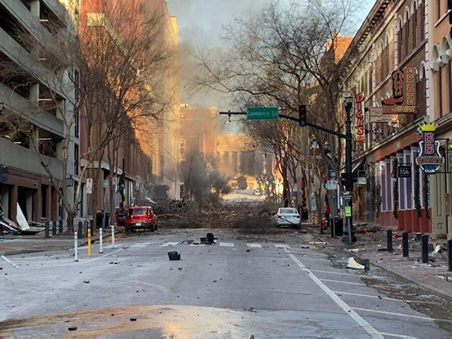 Nashville kentindeki patlamada 3 kişi yaralandı