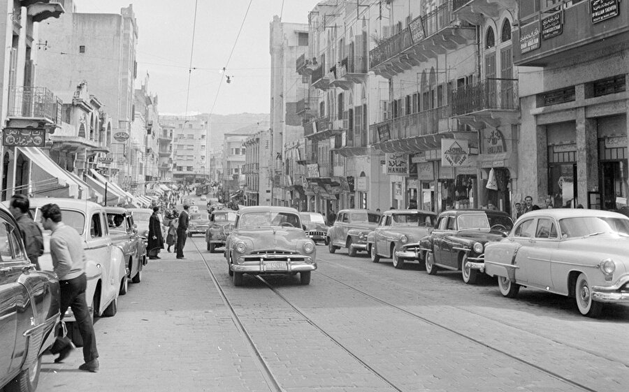 Maluf'un doğduğu yıllarda Beyrut sokakları...