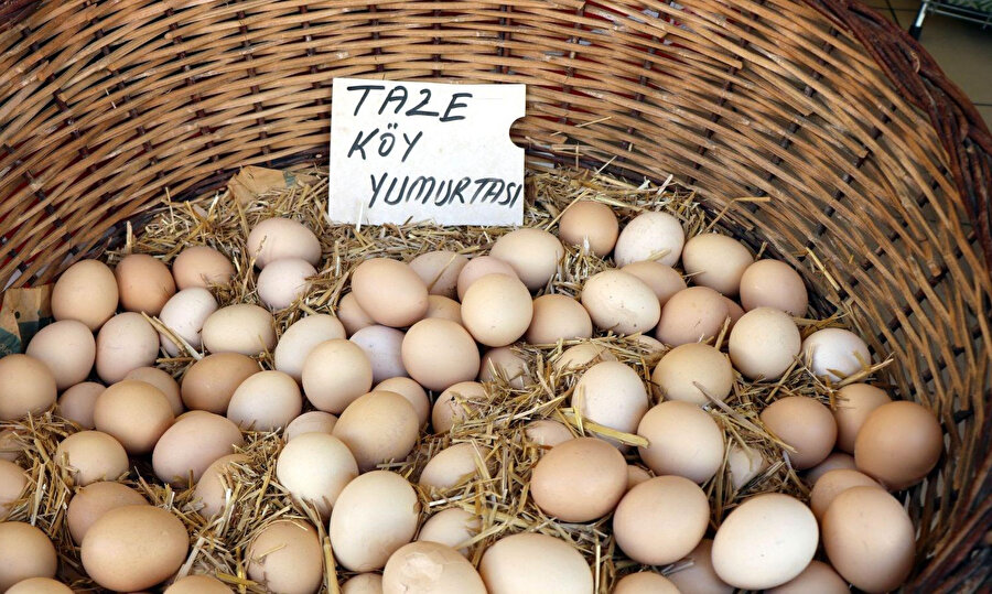 Taze köy yumurtası