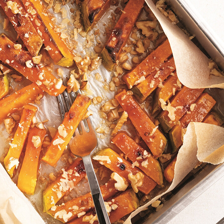 Közlenmiş Bal Kabağı Tatlısı tarifi