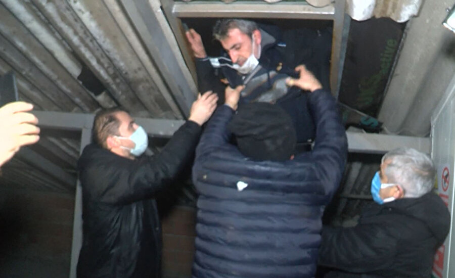 Pendik'te masada başlayan kumar çatıda son buldu
