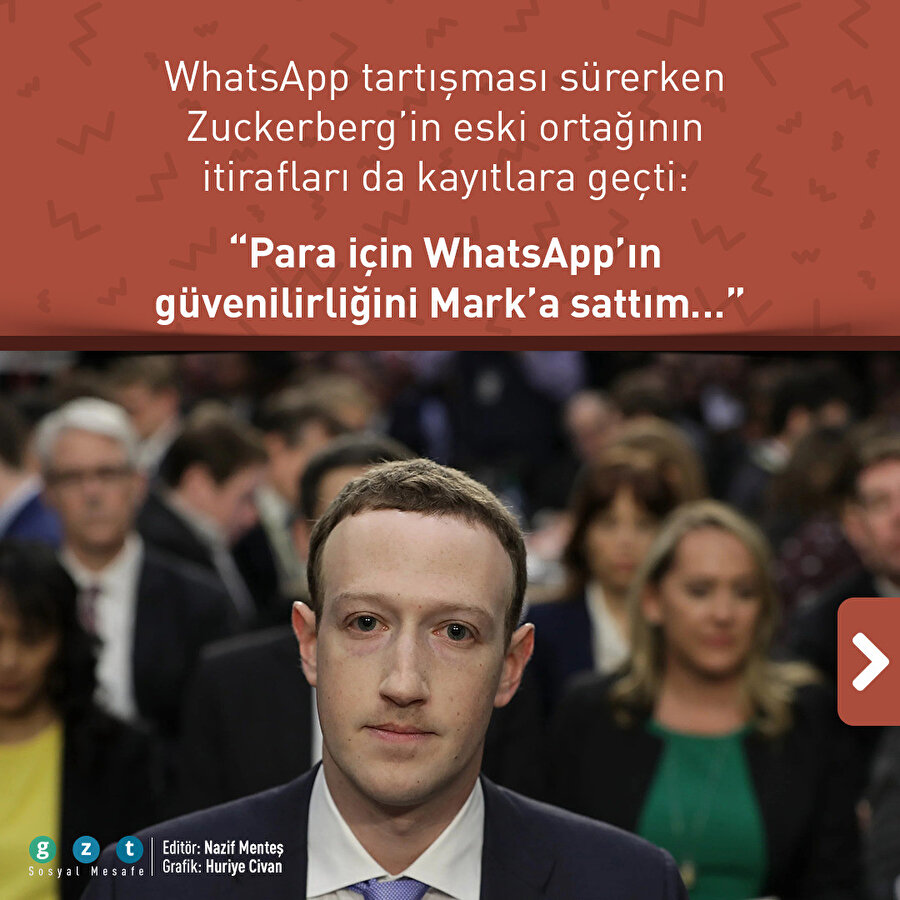Whatsapp'ın kurucu ortağından Zuckerberg itirafları