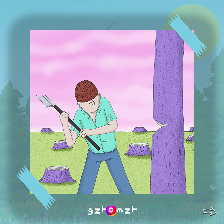 Bugünkü dersimiz: Ağaçlarla empati 🌳