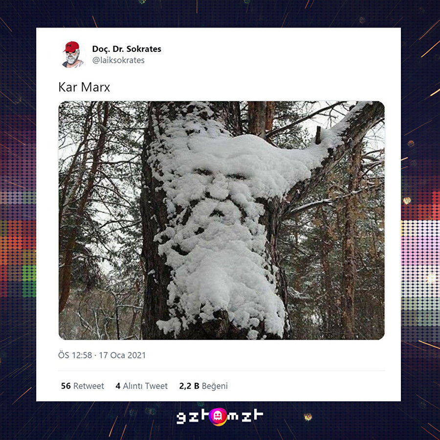 ​Marx yoldaş seni çok karlı gördüm