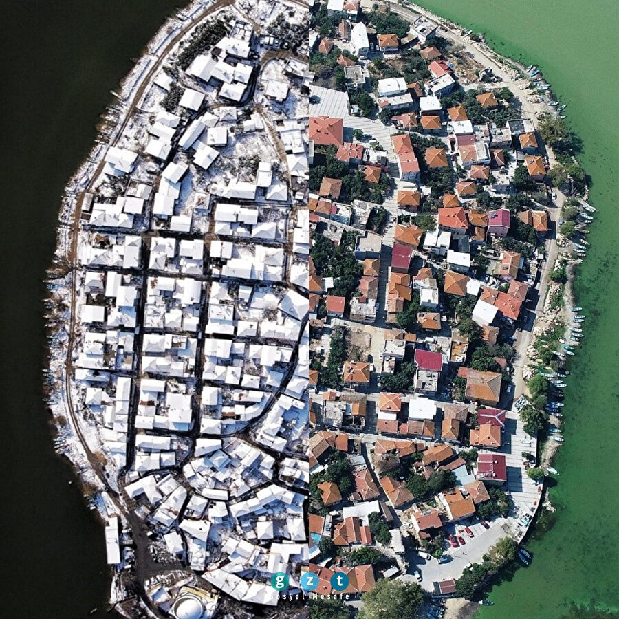 2600 yıllık geçmişi var: Karlar arasında böyle görüntülendi