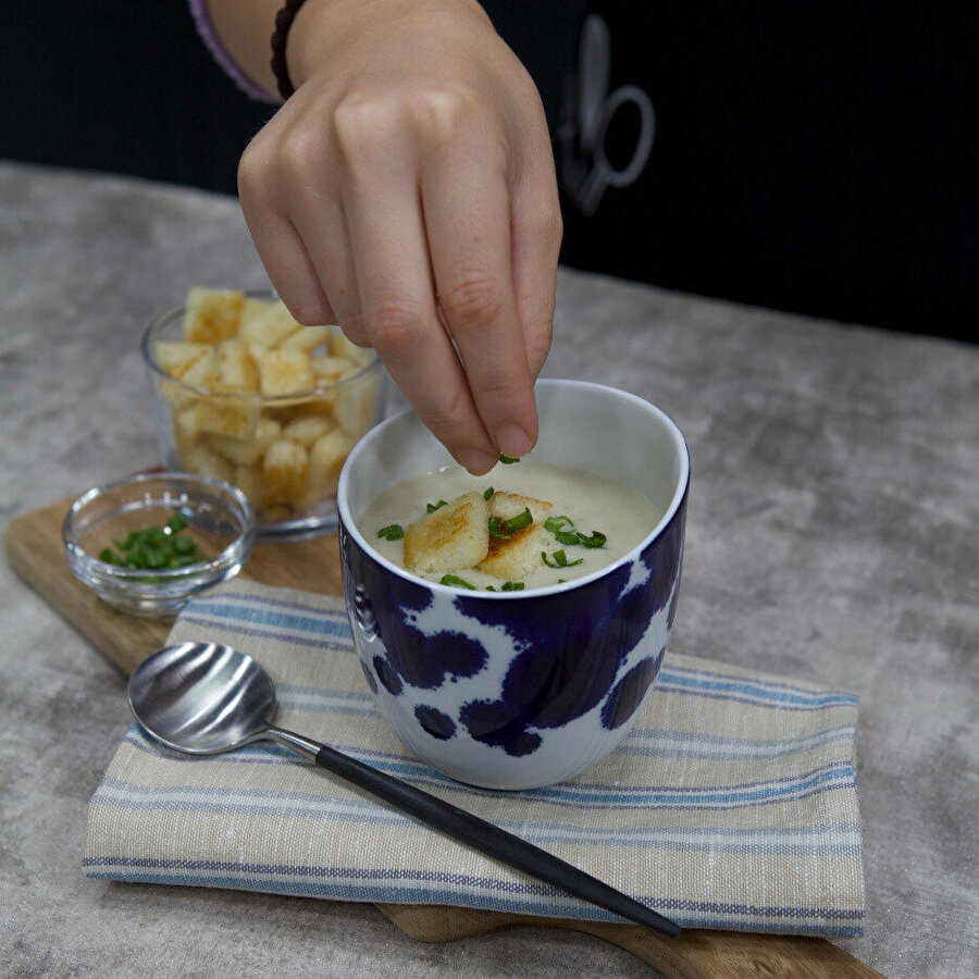 Köz Patlıcan Çorbası tarifi