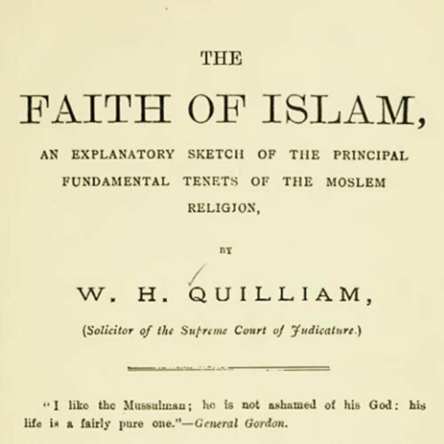 İlk önce Faith of Islam (İslam İnancı) broşürü yayımlandı. Broşür ilk baskıda 2000 kopya hazırlandı, 1890'da 3000 kopya daha basıldı.