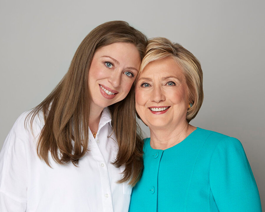Hillary Clinton ve kızı Chelsea Clinton