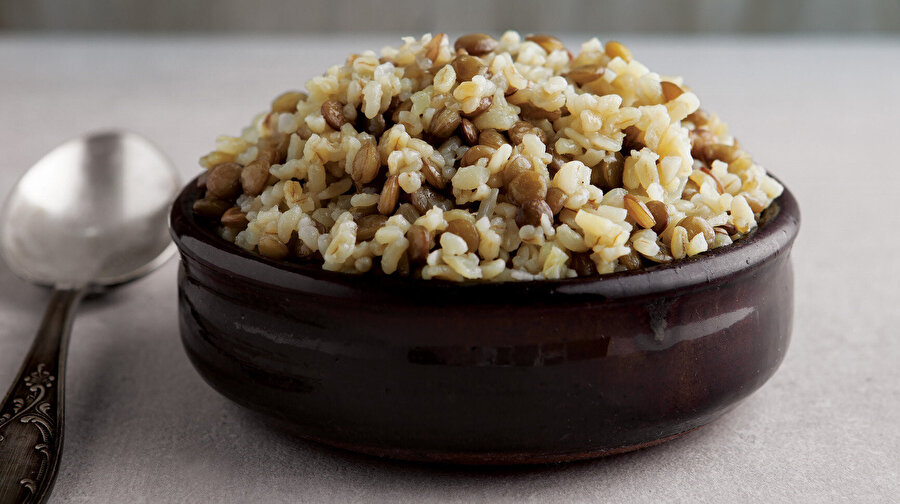 Mercimekli Bulgur Pilavı