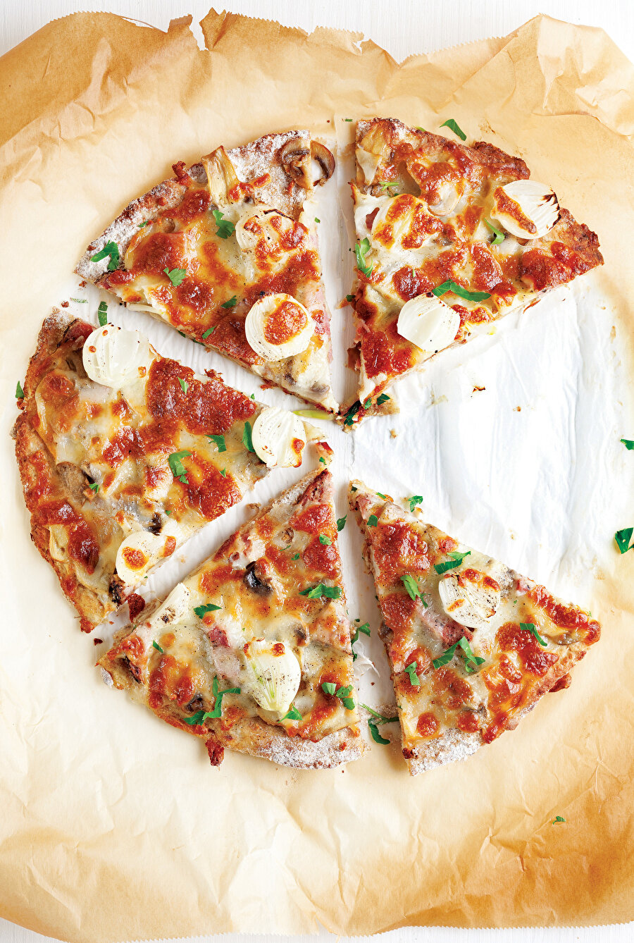 Kavurmalı Karnabahar Pizzası