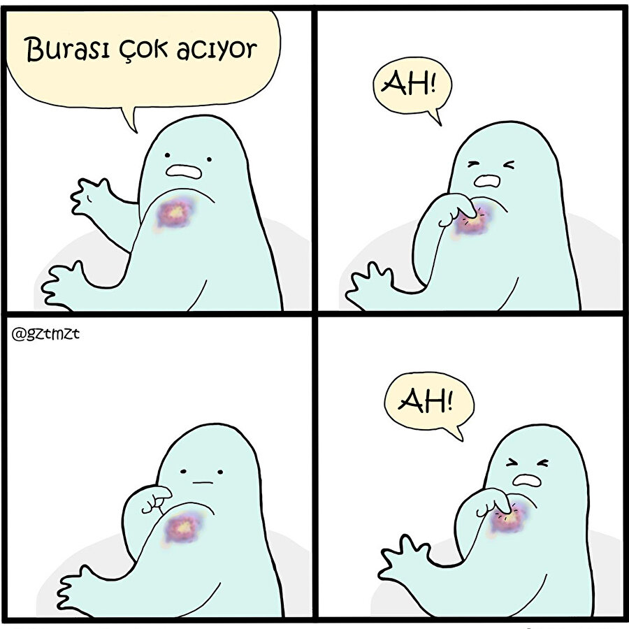 ​Acıyan yere bastırmak... Bunu yapmayı seviyorum​