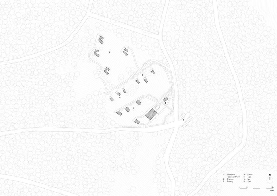 Kabinlerin yerleşim planı.