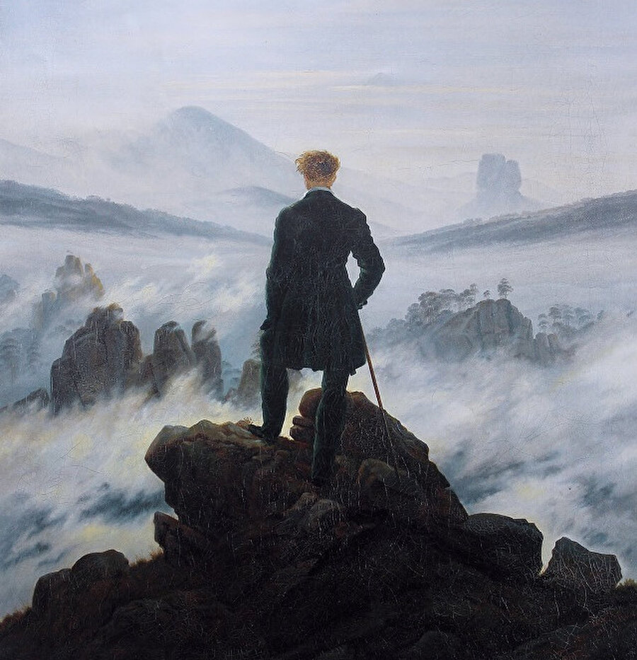 Sanat bir yolculuk, bir yolda olma hâliyse eğer, Caspar David Friedrich yolculuğuna devam ediyor.