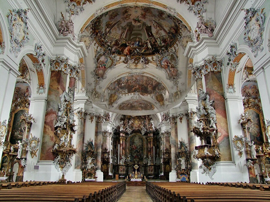 Ottobeuren Bazilikası, Almanya.
