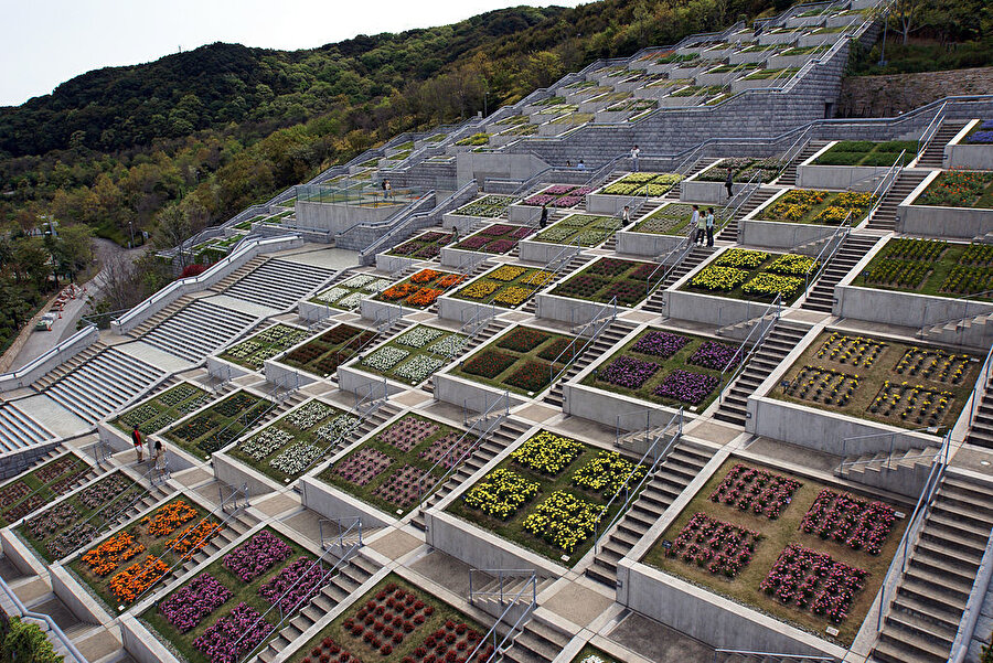 Memorial Garden üstten görünüşü.