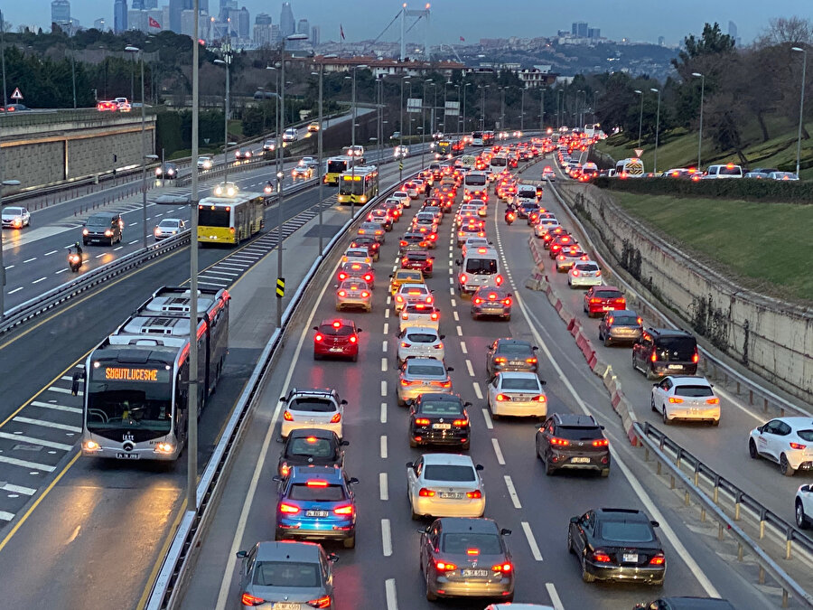 15 Temmuz Şehitler Köprüsü'nde trafik