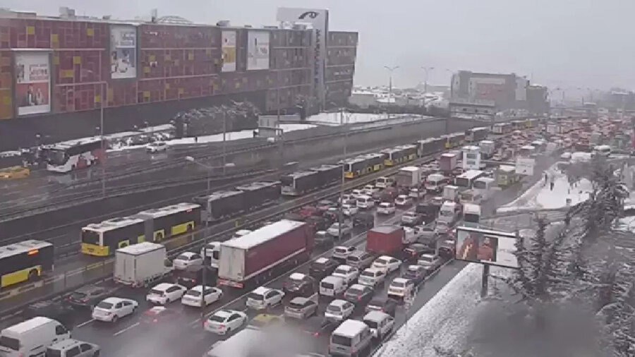 Beylikdüzü trafiğinden görüntü