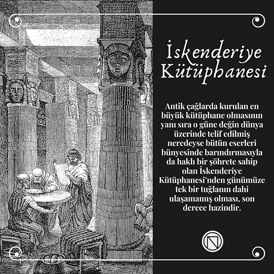 İskenderiye kütüphanesi