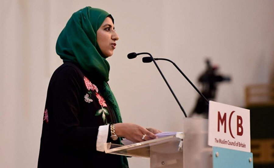 Britanya Müslüman Konseyinin (MCB) ilk kadın başkanı Zara Muhammed.