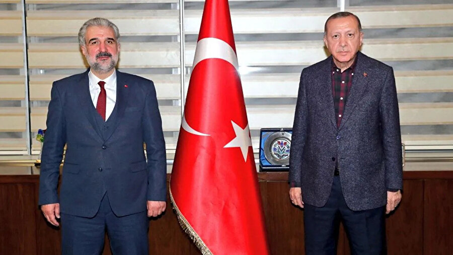 Osman Nuri Kabaktepe ve Cumhurbaşkanı Erdoğan